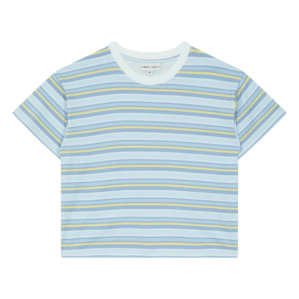 Smallable Kid - Liv striped organic cotton T-shirt | Light blue
