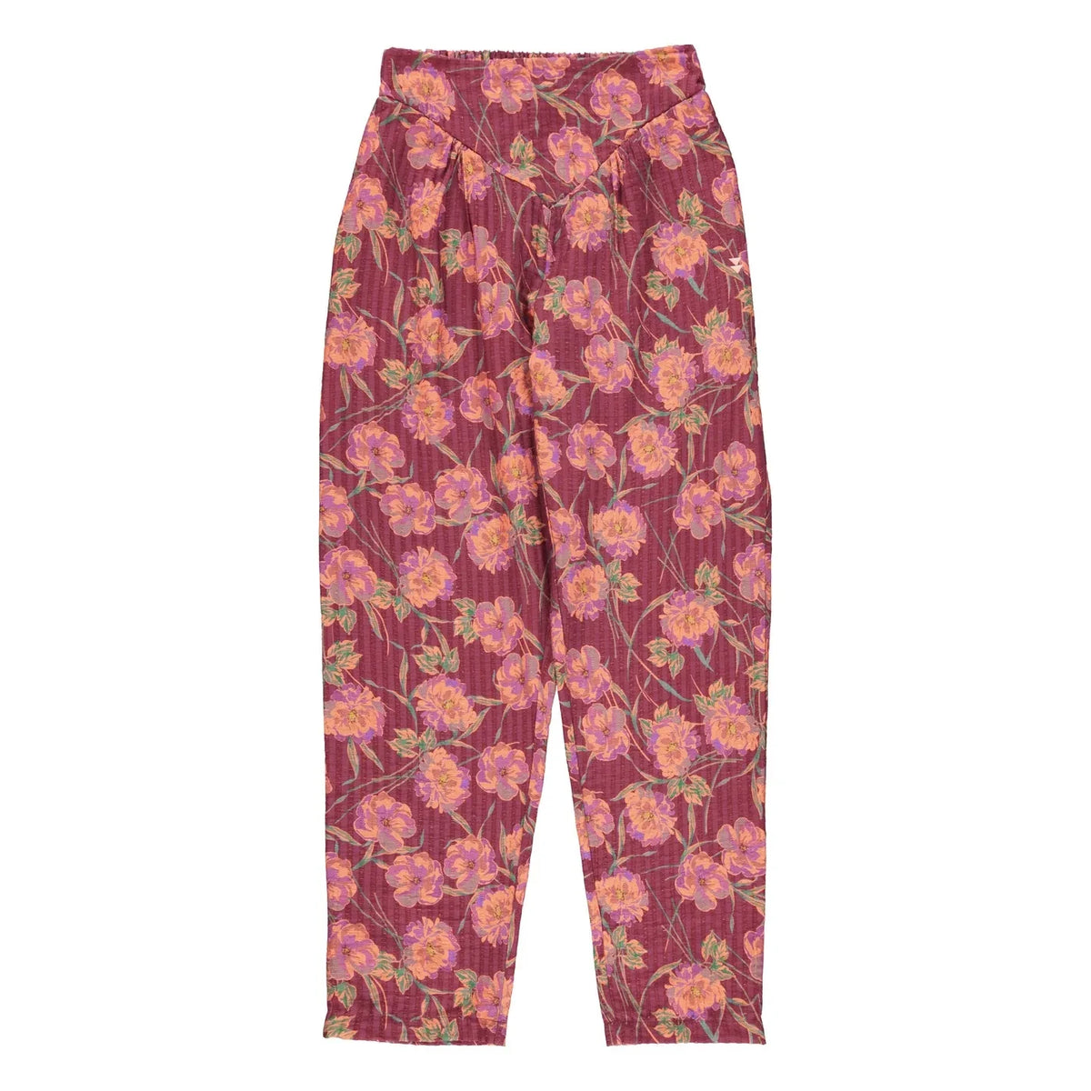 Sisters Department - Floral Pattern Trousers | Burgundy