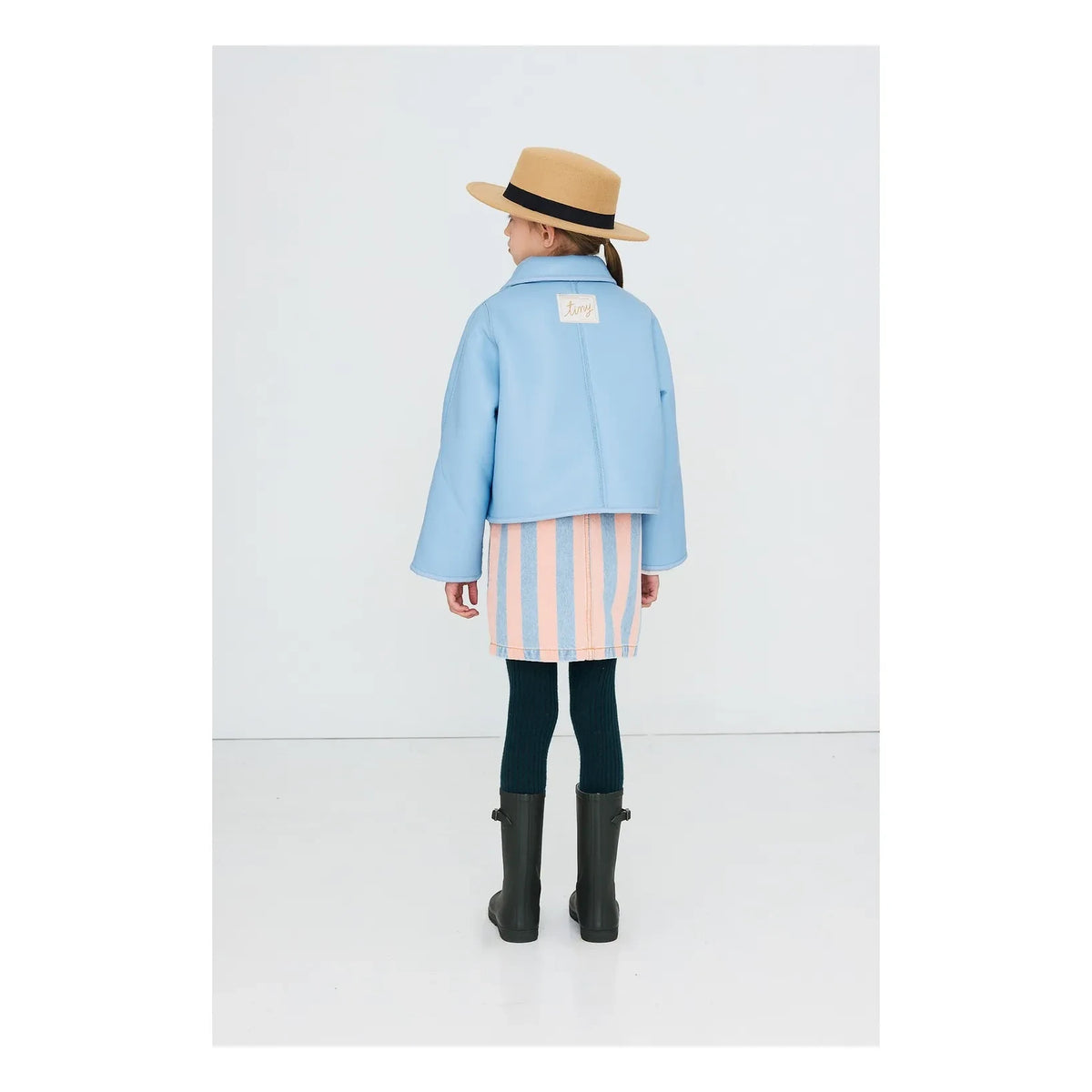 Tinycottons - Pink Sherpa Style Reversible Jacket