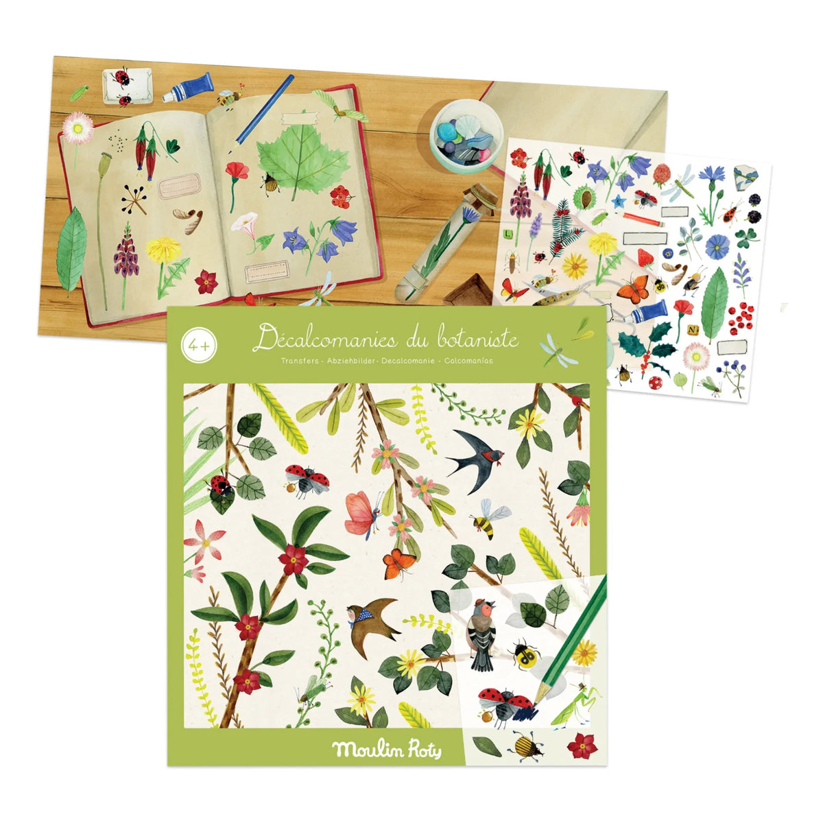 Moulin Roty - Botanical Transfer Sheets