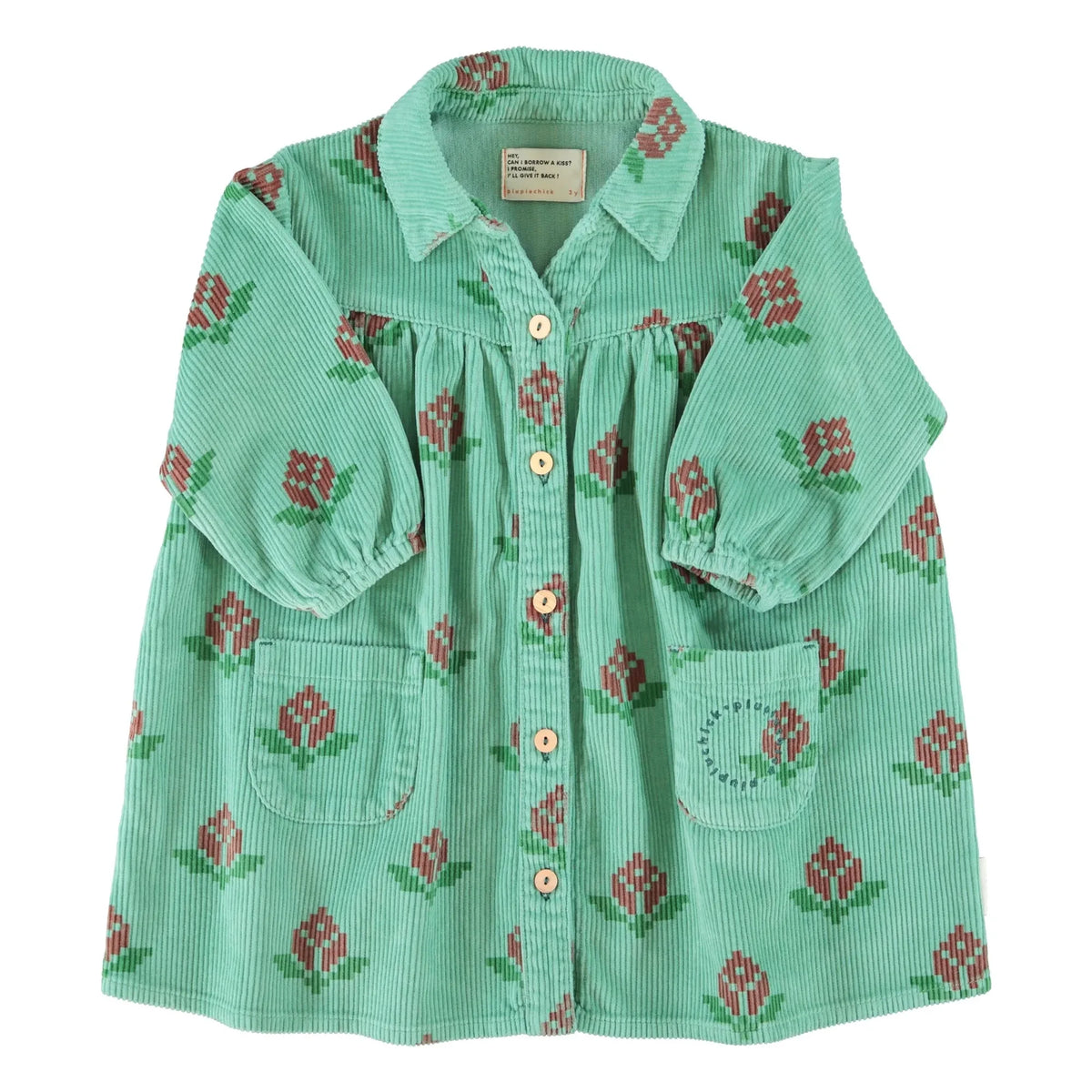 Piupiuchick - Organic Cotton Marigold Dress | Green