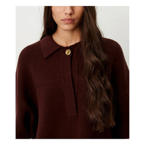Sessùn - Rigel organic cotton polo shirt | Plum