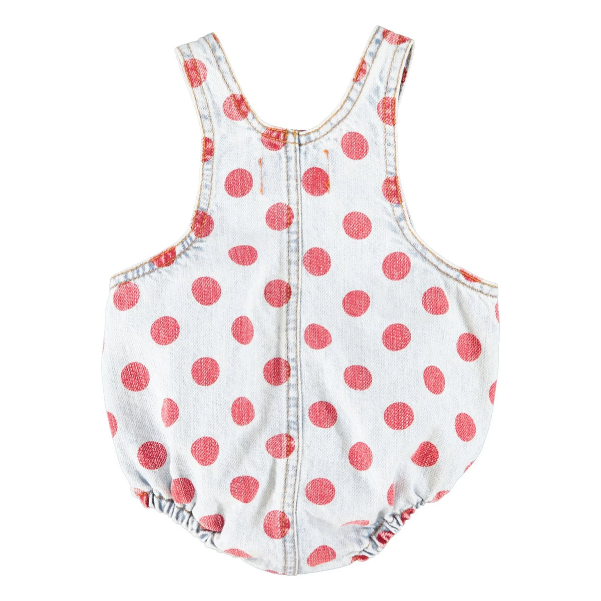 Piupiuchick - Pois Denim Dungarees | Light Blue