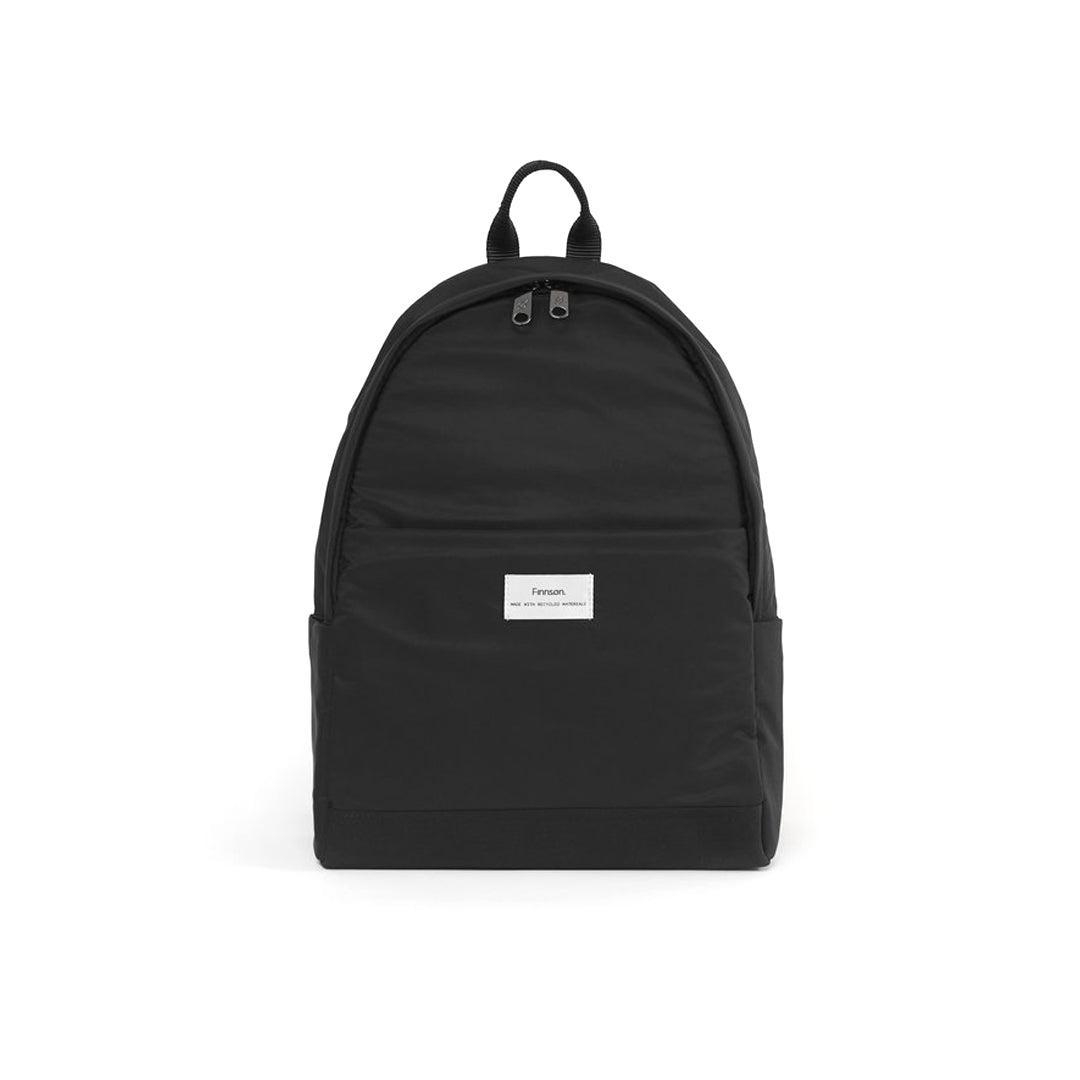 Finnson Inge Eco Changing Backpack With Changing Mat - Black-Changing Bags-Black- | Natural Baby Shower