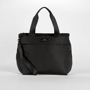 Finnson Sigrid Eco Changing Tote Bag - Black-Changing Bags-Black-One Size | Natural Baby Shower