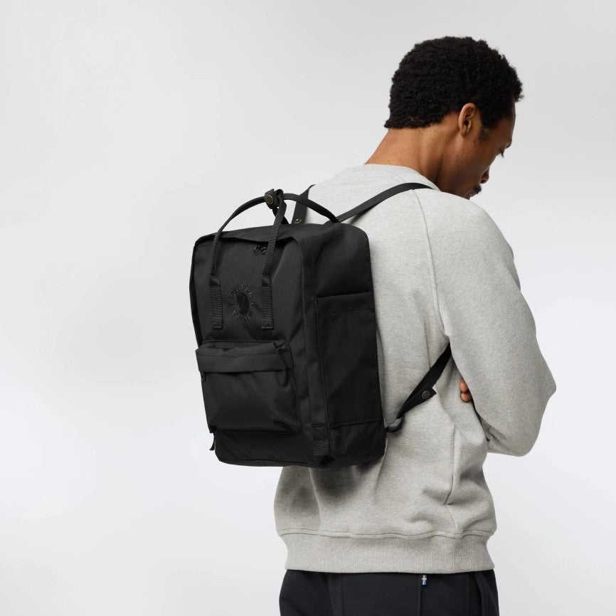 Fjällräven Kånken - RE-Kanken Black Special Series Backpack