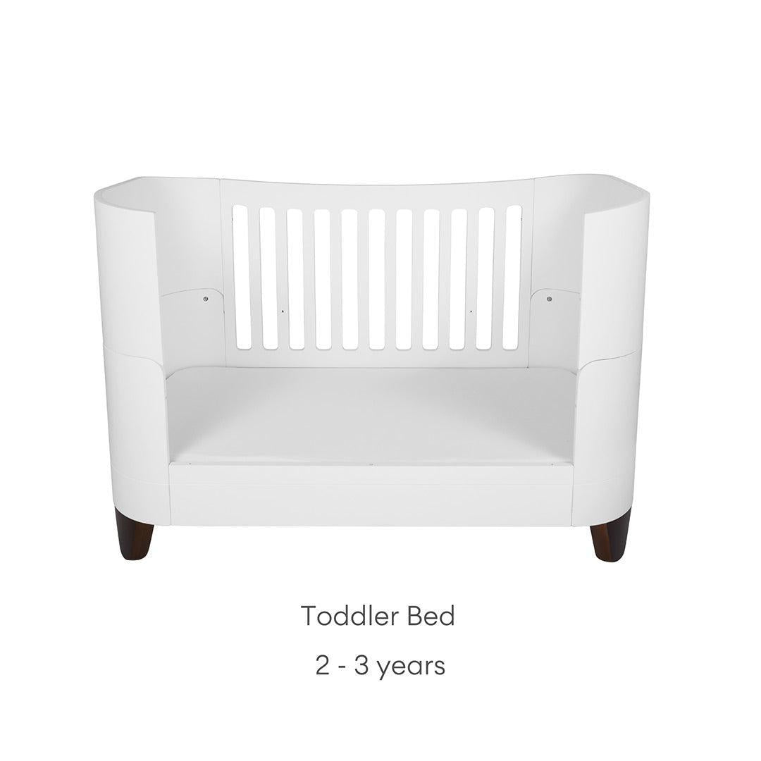 gaia-baby-serena-cot-bed-white-walnut-flat-3 | Natural Baby Shower