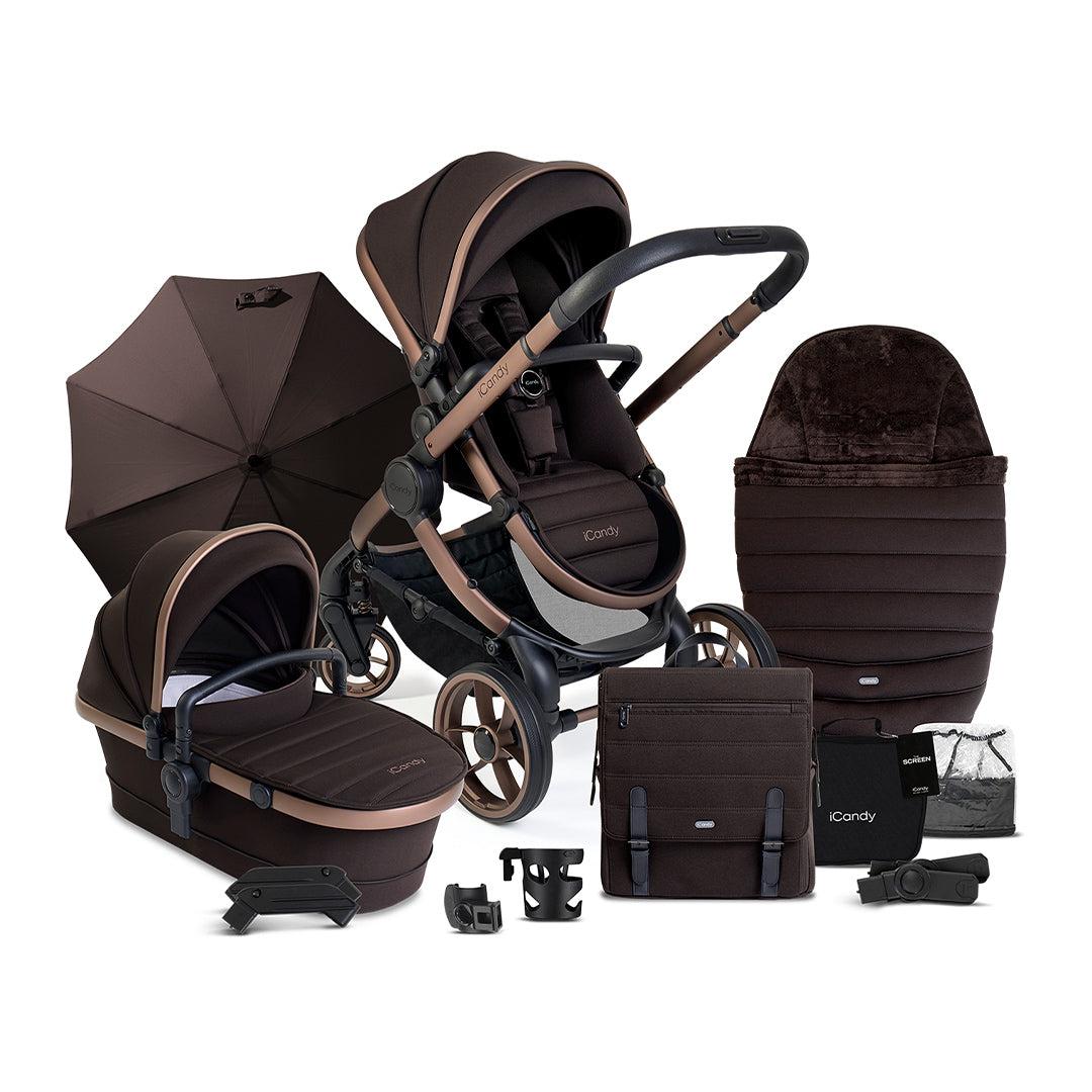 iCandy Peach 7 Pushchair Complete Bundle-Stroller Bundles-Pecan- | Natural Baby Shower
