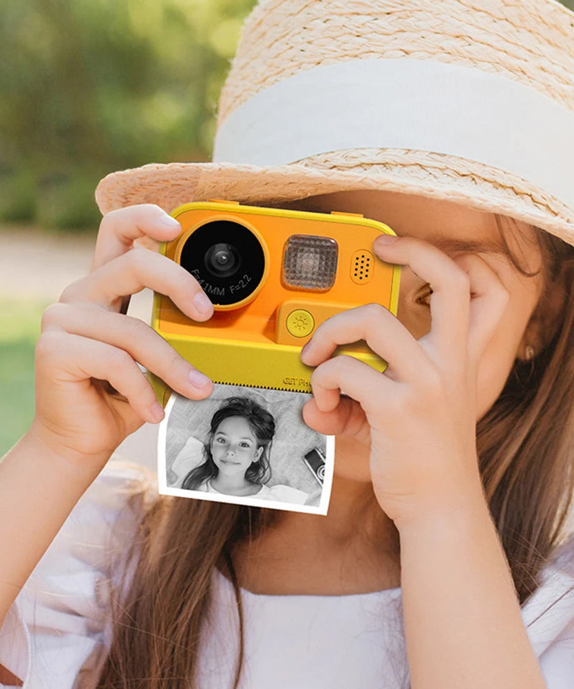 iPixi – Instant Print Digital Photo and Video Camera Orange
