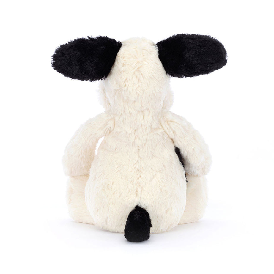 JellyCat - Shy Black & Cream Puppy Dog Plush Toy 31 cm