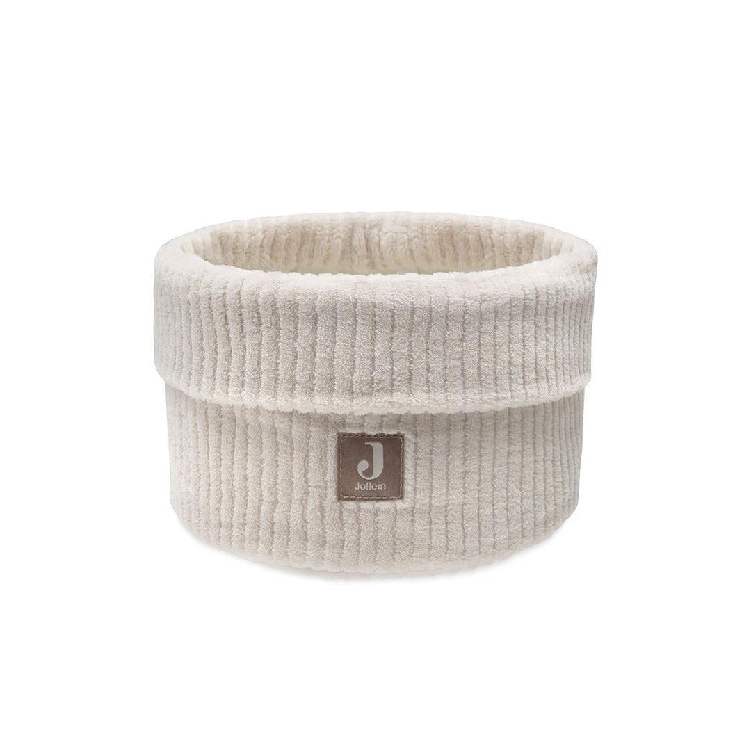 Jollein Changing Table Basket Cloudy Rib - Oatmeal-Changing Baskets-Oatmeal- | Natural Baby Shower