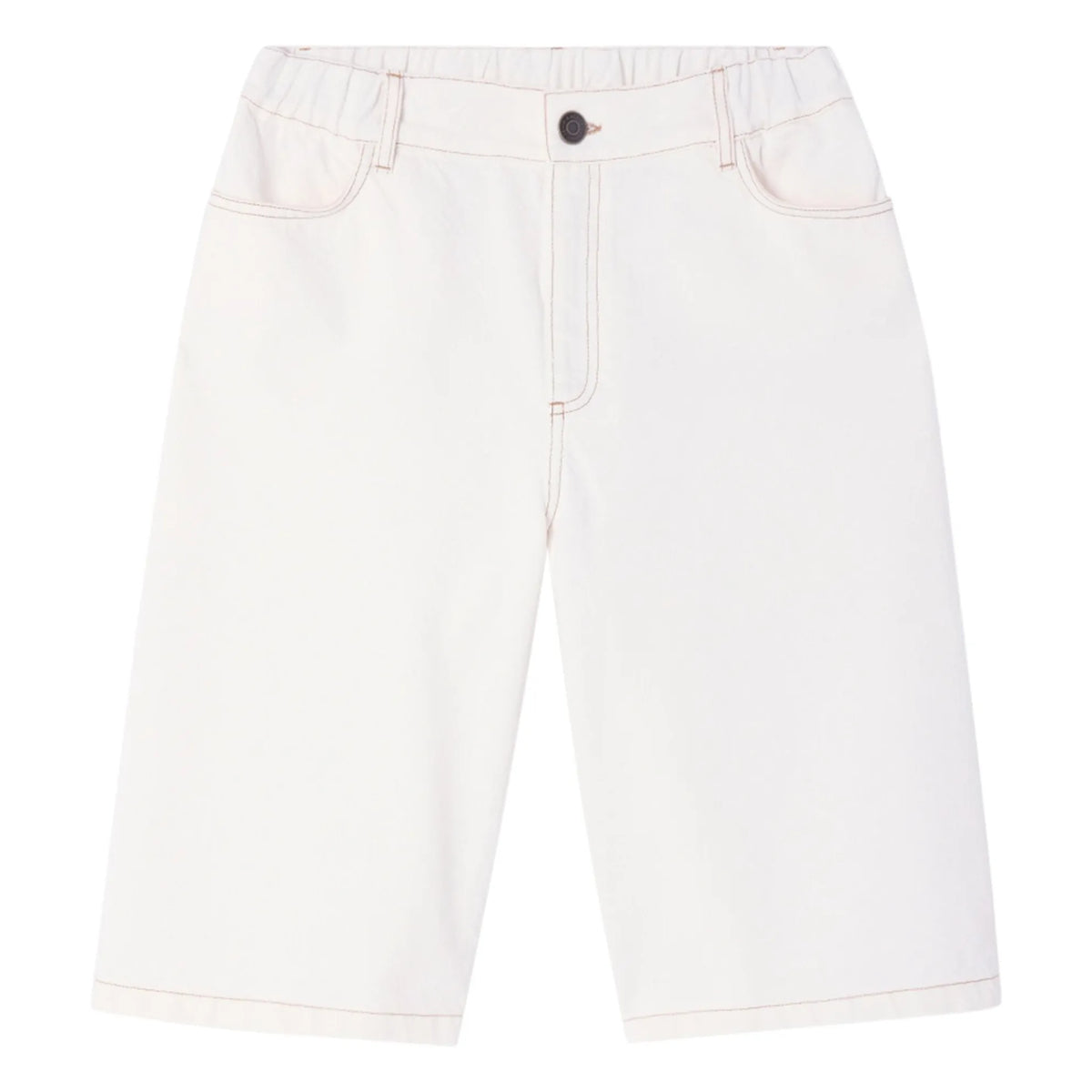 American Vintage - Jozstreet Recycled Fiber Bermuda Shorts | White