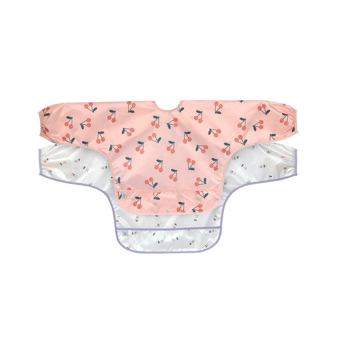 Lassig Long Sleeve Bibs 2pcs - Happy Fruits - Cherry-Bibs-Cherry-One Size | Natural Baby Shower
