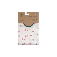 Lassig Long Sleeve Bibs 2pcs - Happy Rascals - Heart Lavender-Bibs-Heart Lavender-One Size | Natural Baby Shower