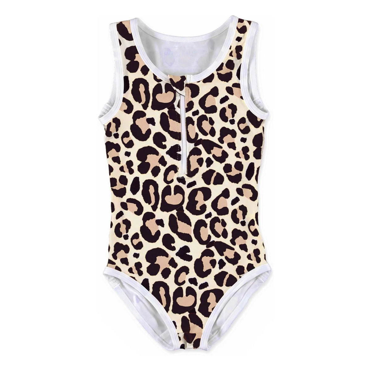 Beach & Bandits - Leopard Shark Recycled Fiber UV Protected One-Piece Swimsuit | Ivory