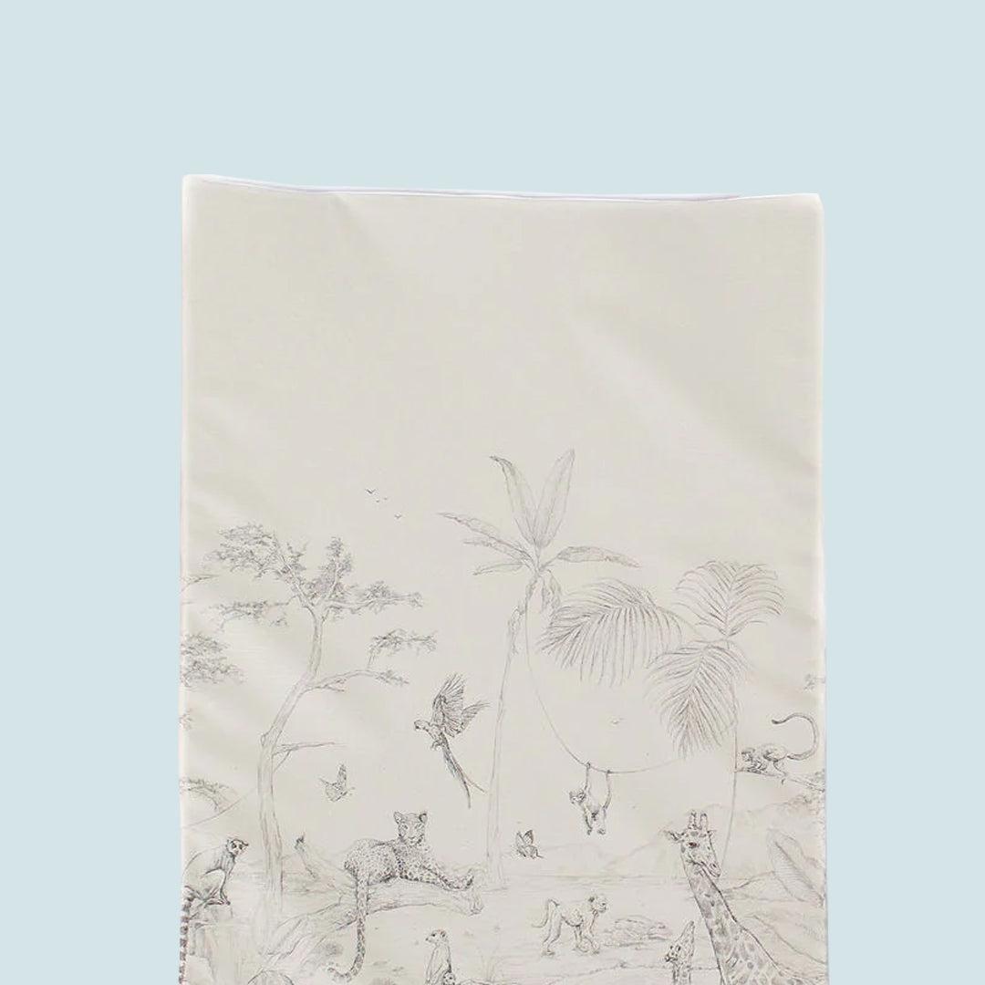 The Little Bumble Co. Anti Roll Changing Mat - Animal Paradise-Changing Mats- | Natural Baby Shower