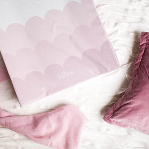 The Little Bumble Co. Anti Roll Changing Mat - Pink Scallops-Changing Mats-Pink Scallops-one size | Natural Baby Shower