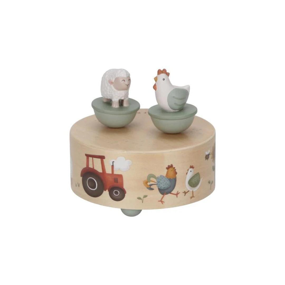 Little Dutch Music Box - Little Farm-Musical Pulls-Little Farm- | Natural Baby Shower