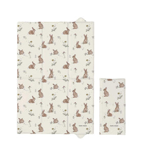 Mama Shack Foldable Travel Mat - Bunnies-Travel Changing Mats-Bunnies- | Natural Baby Shower