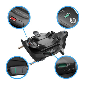 Maxi-Cosi FamilyFix Slide Pro - Black-Car Seat Bases-Black- | Natural Baby Shower