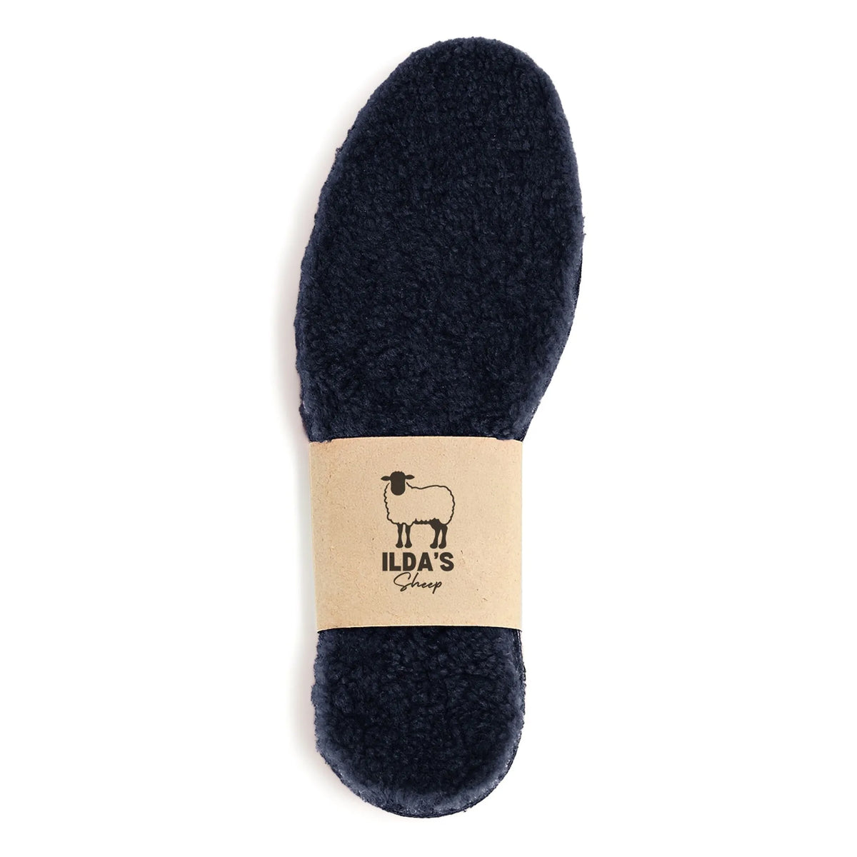 ILDA'S Sheep - Merino Wool and Cork Soles | Navy Blue