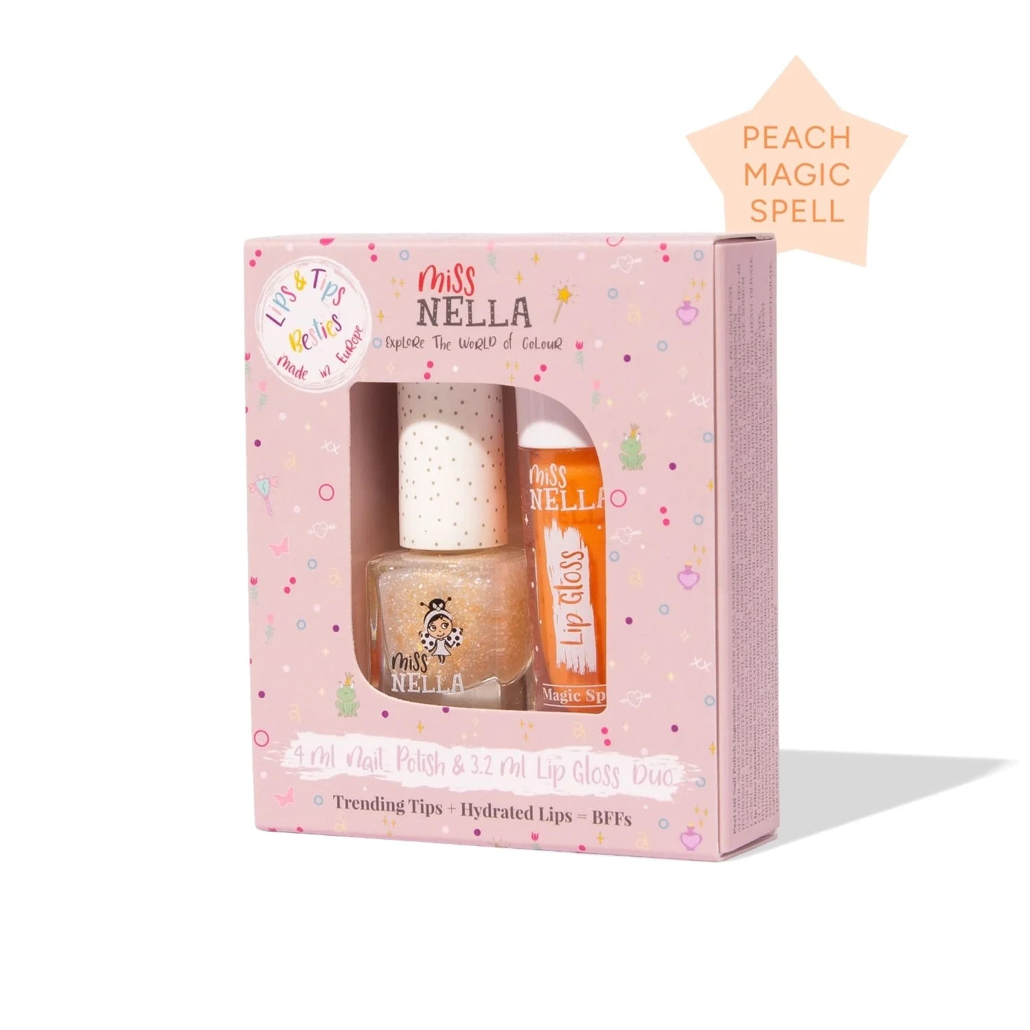 Miss Nella Nella Lip Gloss & Nail Polish Duo Set
