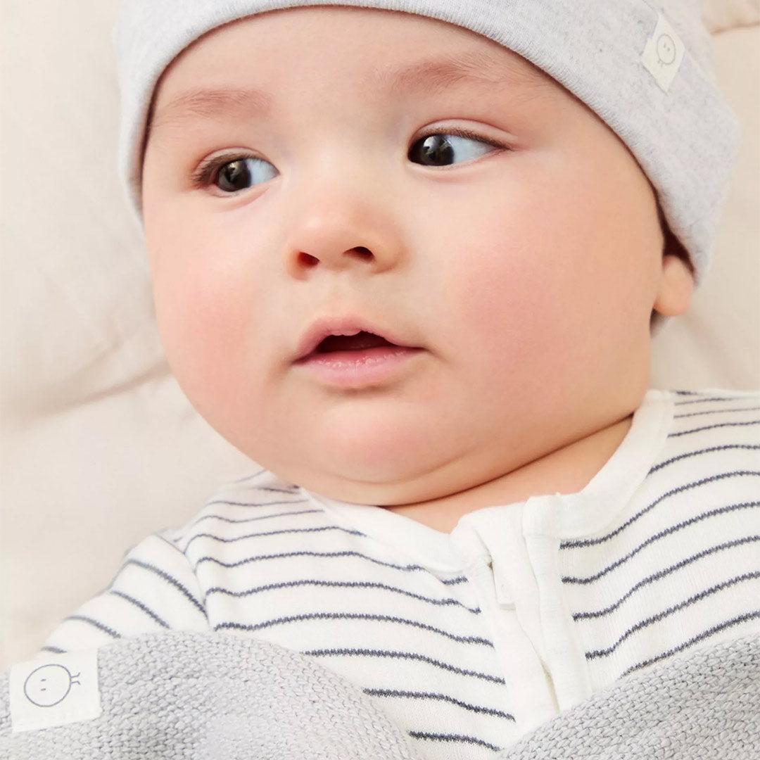 MORI Cellular Blanket - Grey-Blankets-Mint- | Natural Baby Shower