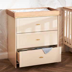 Obaby Evie 2 Piece Room Set - Cashmere-Nursery Sets-Cashmere-No Mattress | Natural Baby Shower