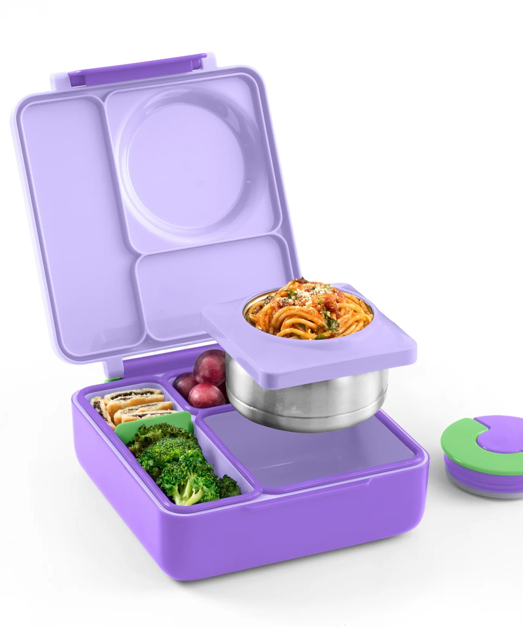 Omiebox - Heat Insulated Lilac Purple Bento Lunch Box