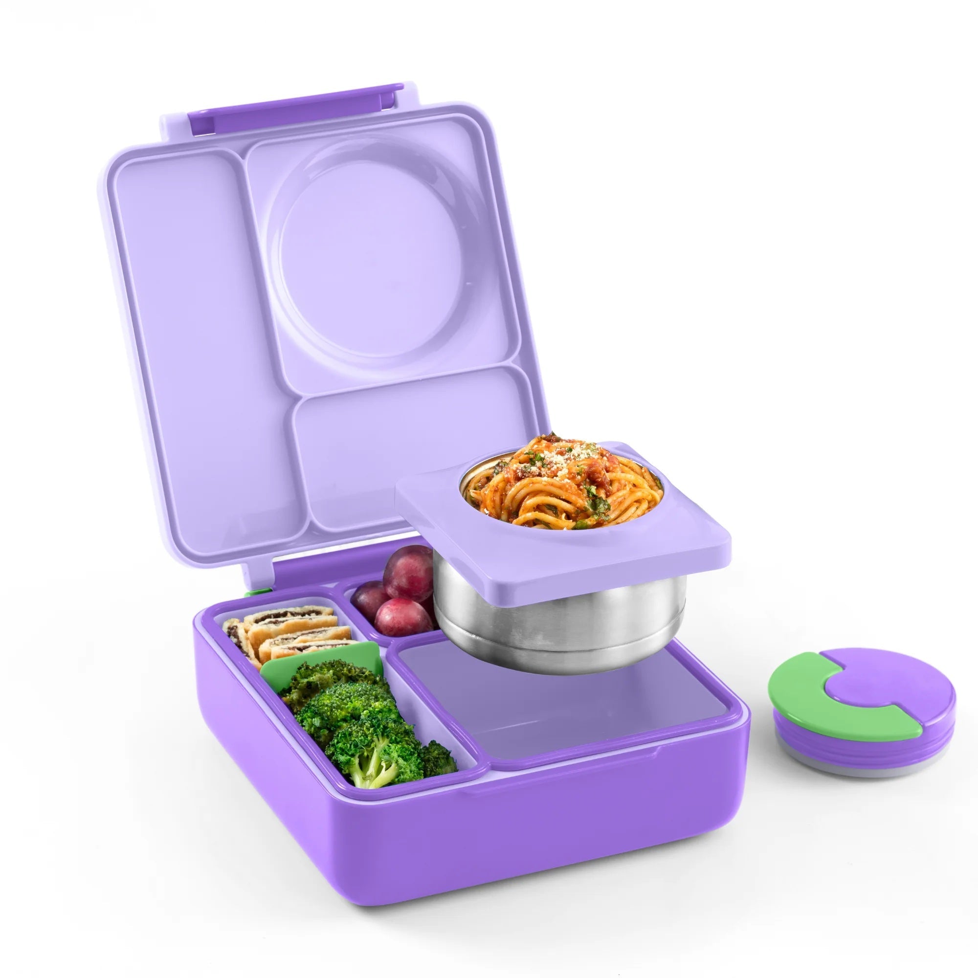 Omiebox - Heat Insulated Lilac Purple Bento Lunch Box