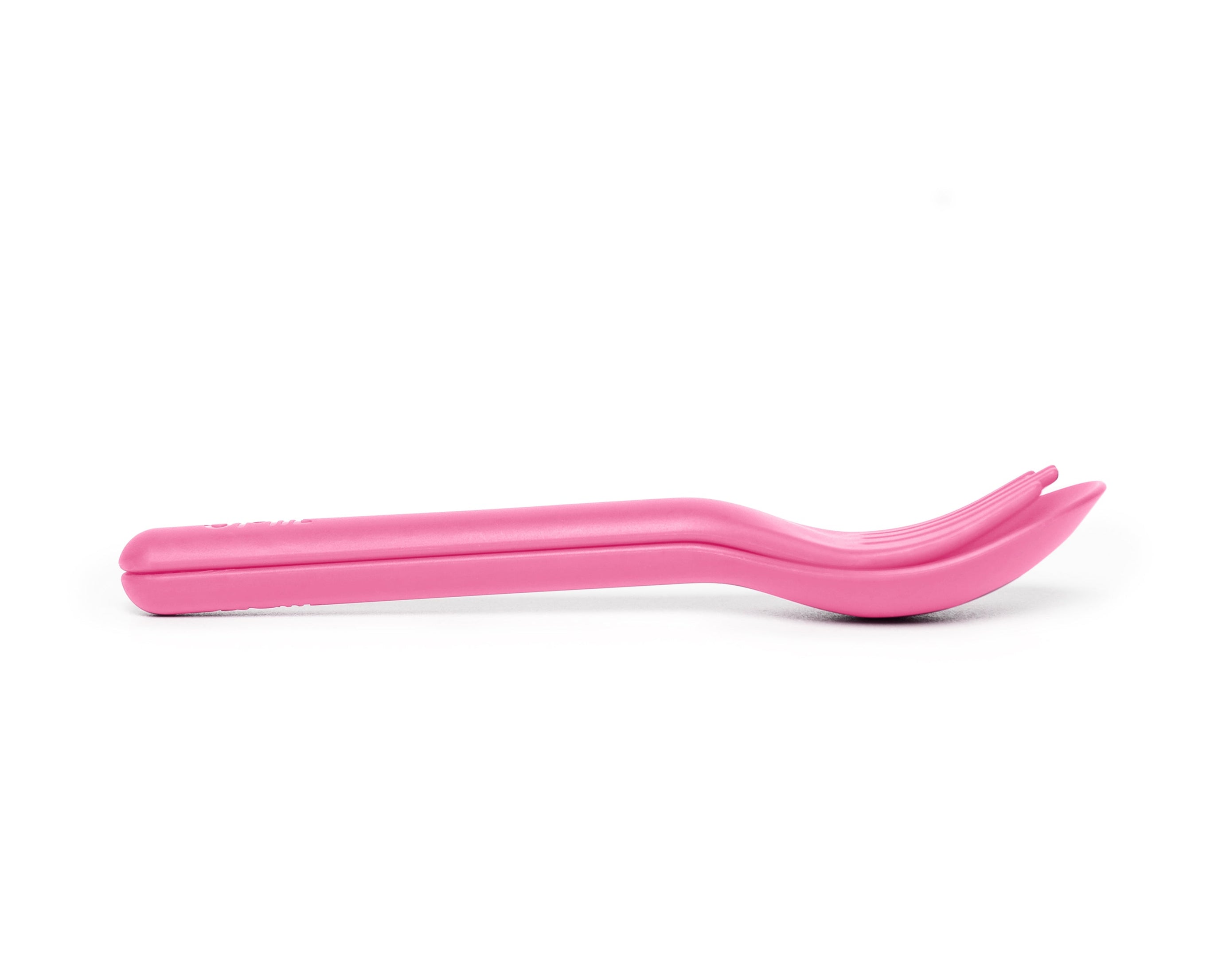 Omiebox - OmiePod Balloon Pink Silicone Fork and Spoon Set