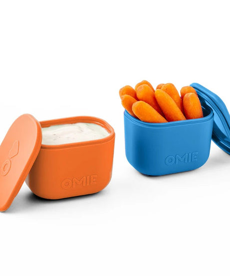 Omiebox - UP Bento Box Inner Compartment Containers 2pcs Blue/Orange