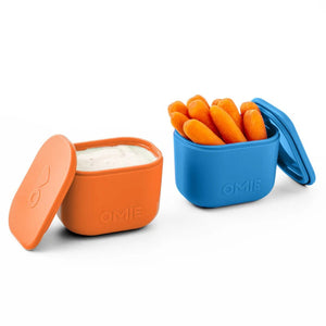 Omiebox - UP Bento Box Internal Compartment Containers (Set of 2) Blue/Orange