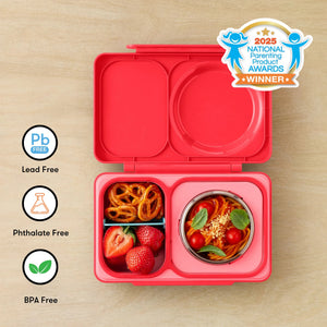 Omiebox - UP Insulated 2nd Generation Cherry Pink Bento Lunch Box
