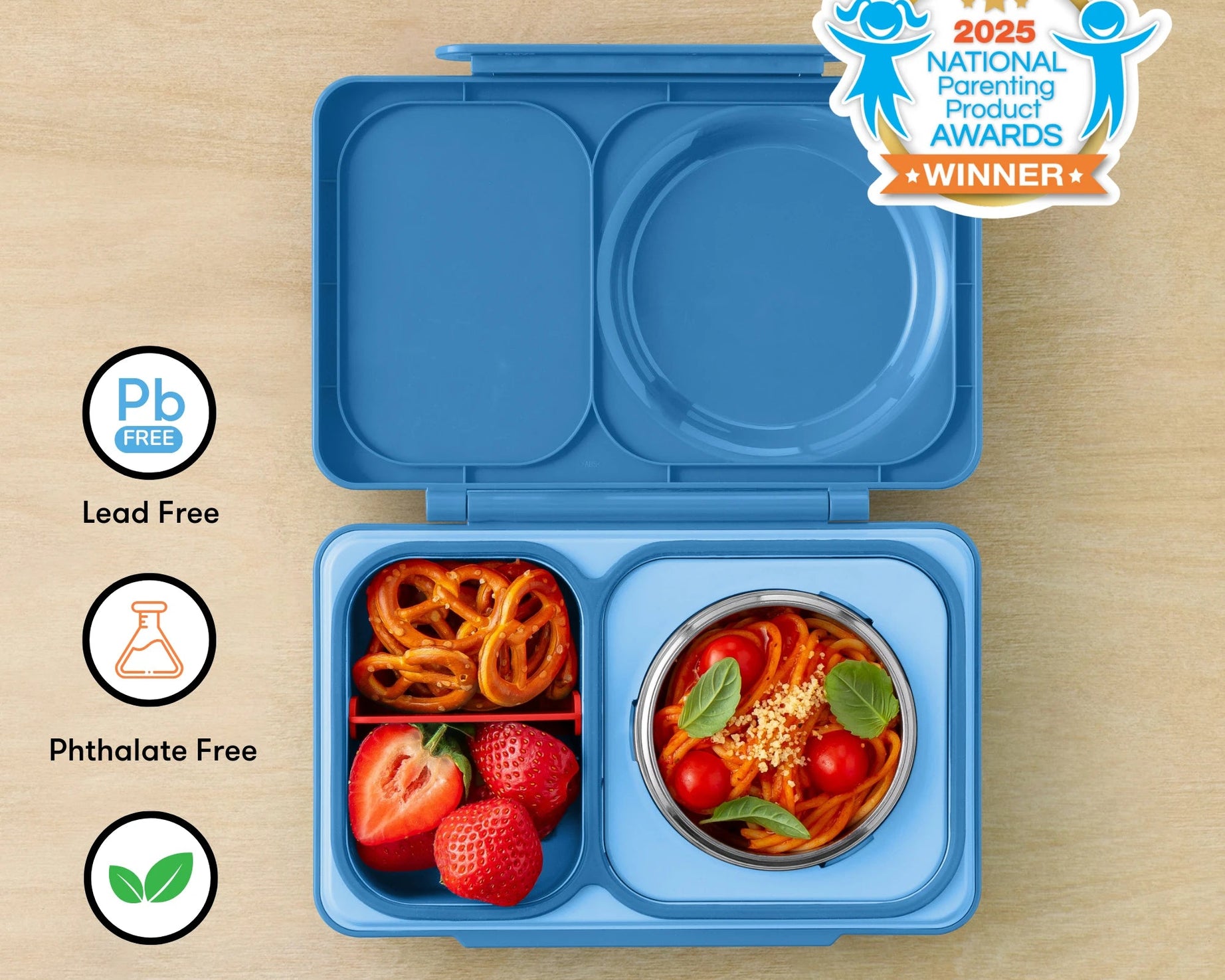 Omiebox - UP Heat Insulated 2nd Generation Cosmic Blue Bento Lunch Box