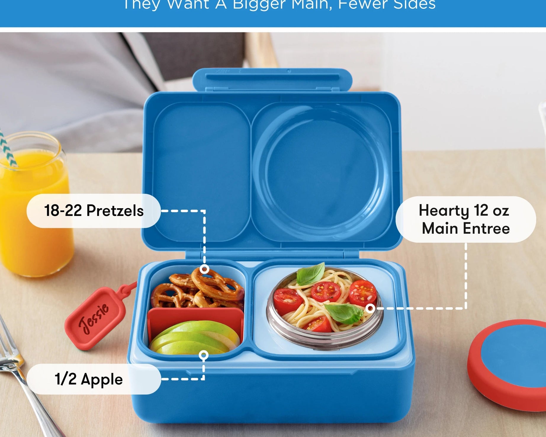 Omiebox - UP Heat Insulated 2nd Generation Cosmic Blue Bento Lunch Box
