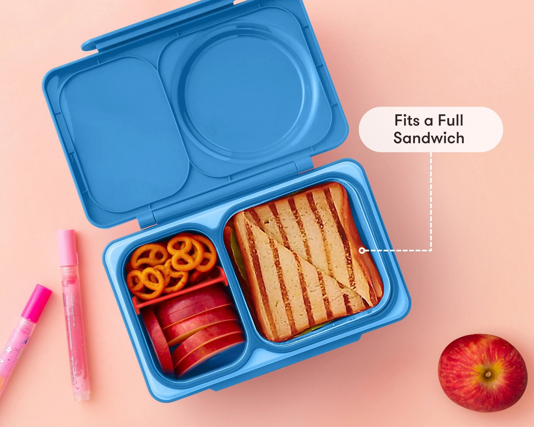 Omiebox - UP Heat Insulated 2nd Generation Cosmic Blue Bento Lunch Box