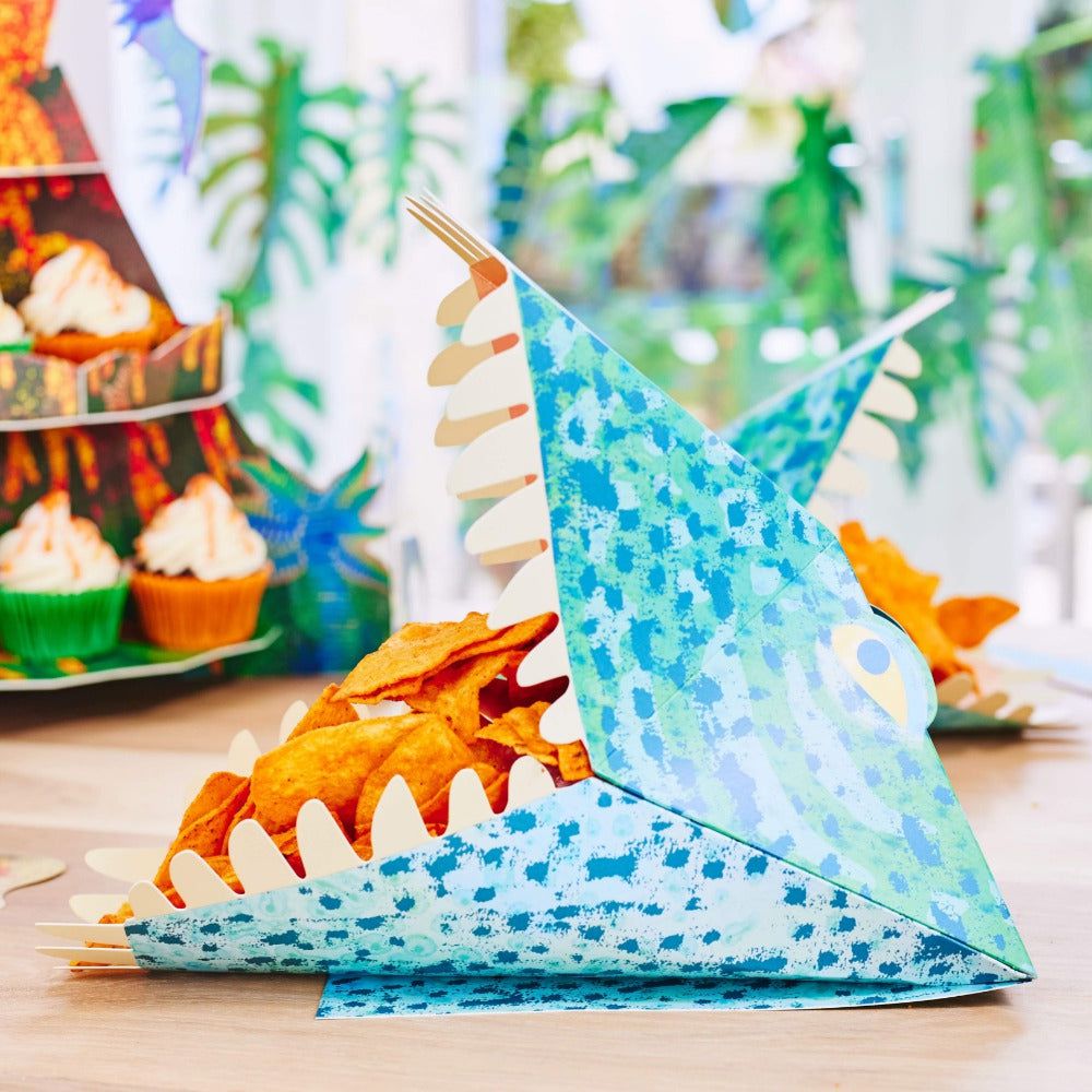 Party Pieces - Explorer Dino Paper Party Treat Tray 