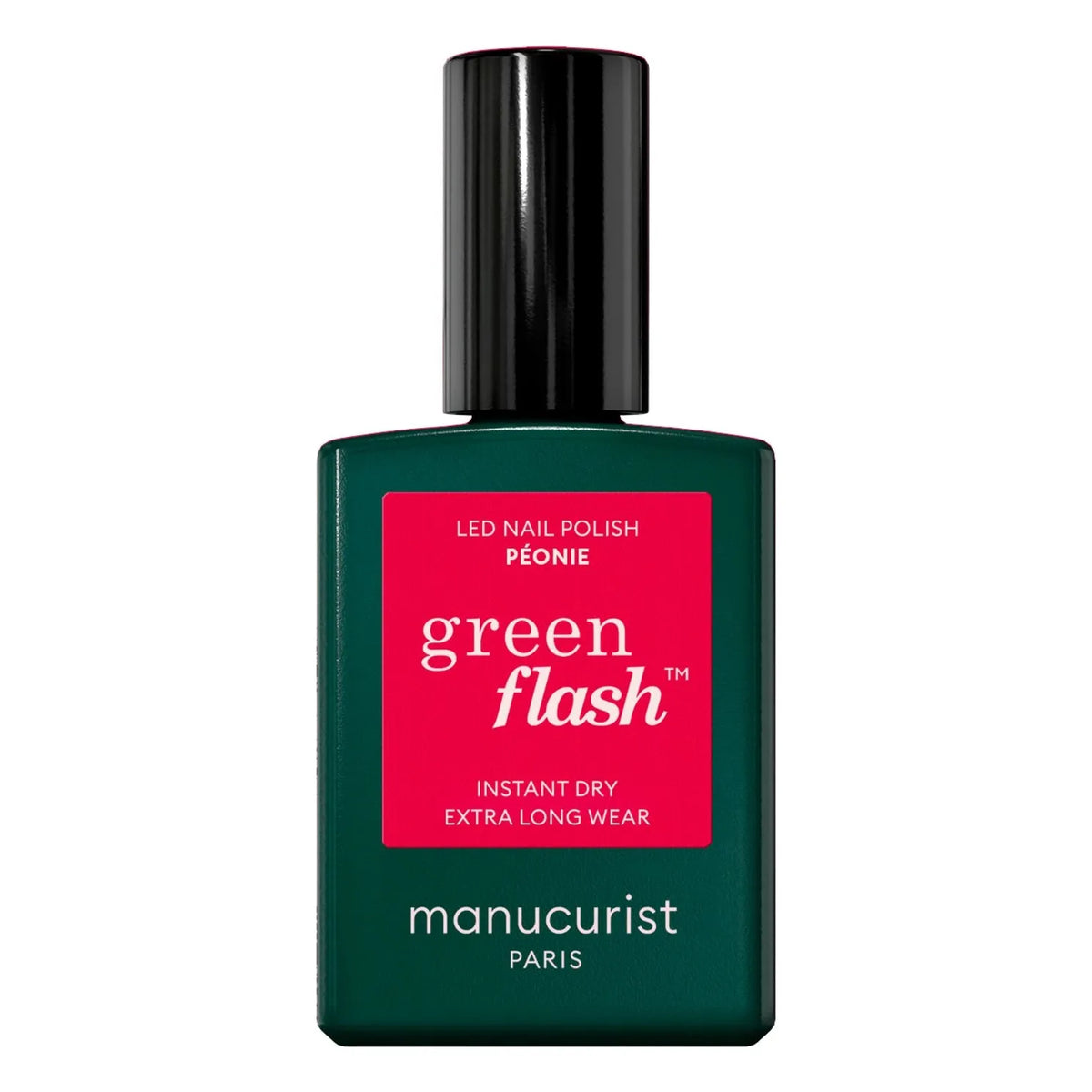 Manucurist - Peony Green Flash Semi-Permanent Nail Polish - 15 ml