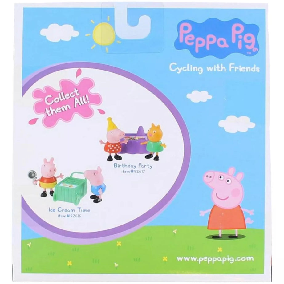 Peppa Pig - Figure Toy Set on a Bicycle Trip with Friend