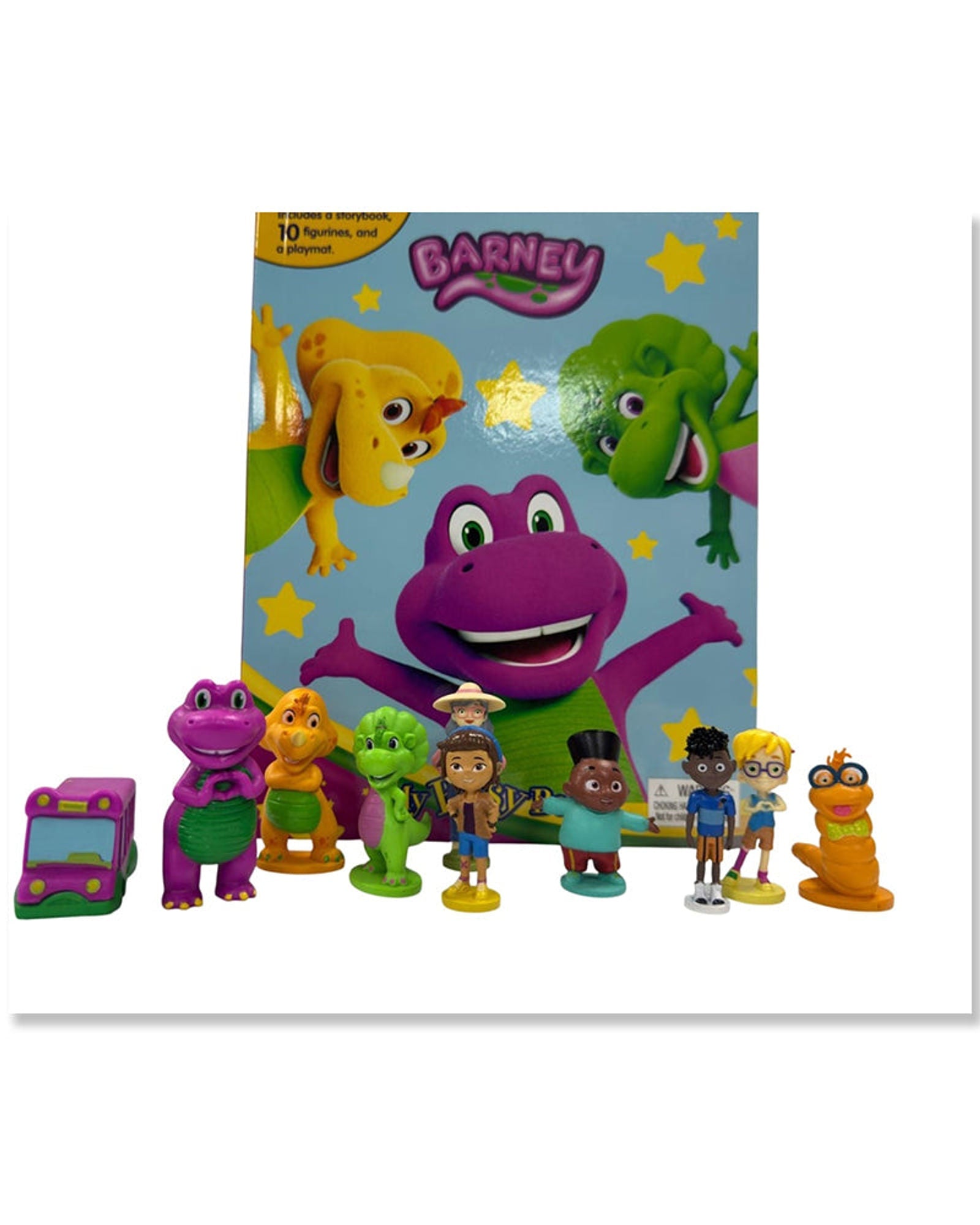 Phidal - Mattel Barney English Activity and Story Book