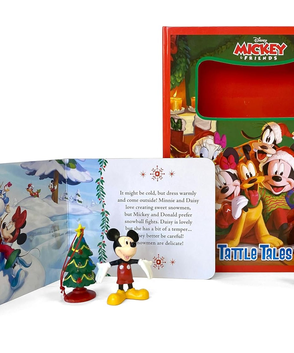 Phidal - Mickey and Friends Christmas Fun Figure Toy English Activity and Story Book