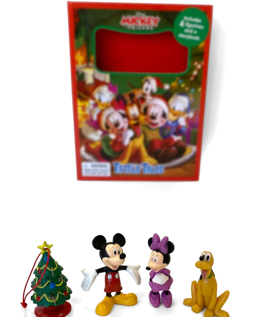 Phidal - Mickey and Friends Christmas Fun Figure Toy English Activity and Story Book