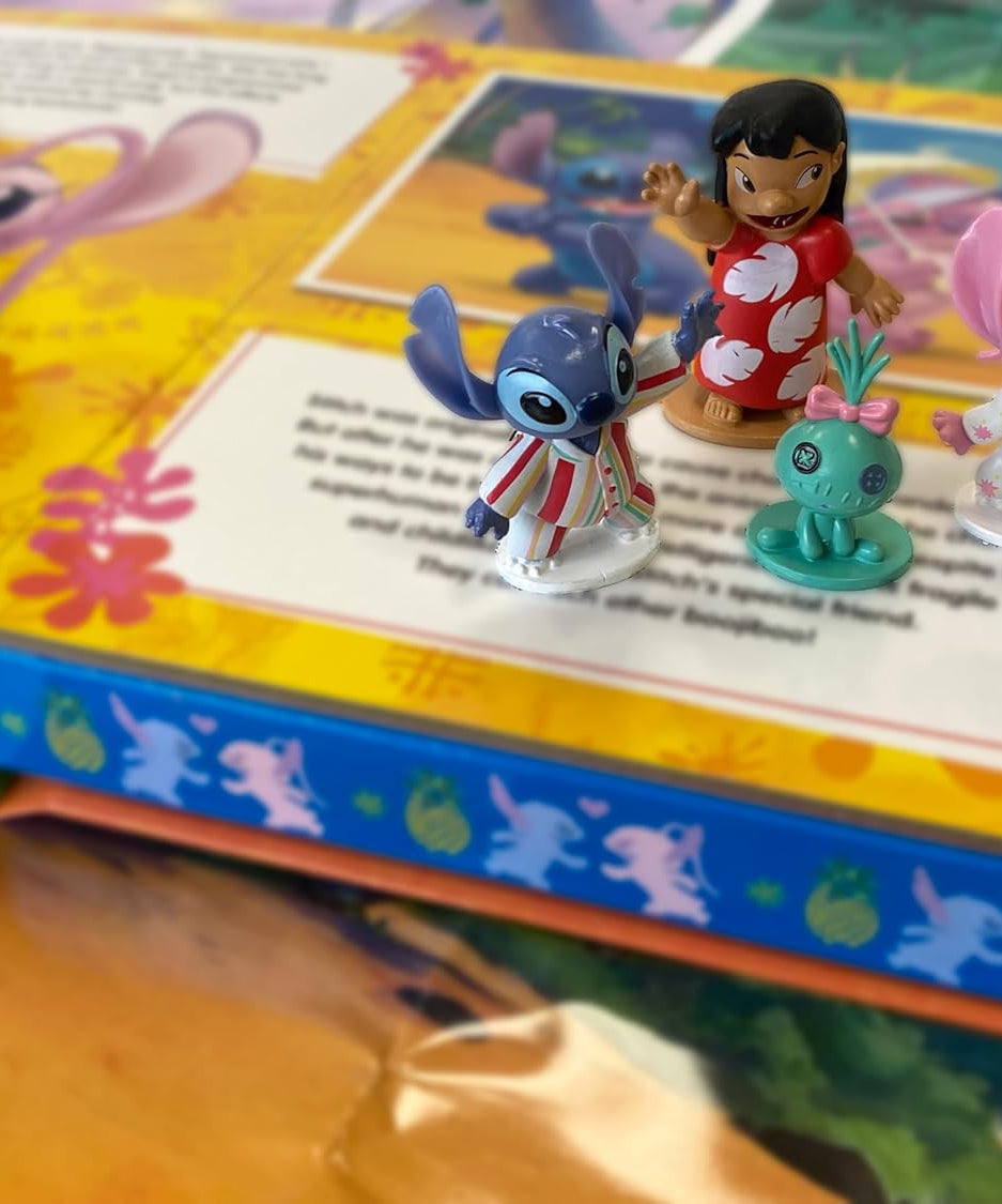 Phidal - Stitch Figurine Toy English Activity and Story Book