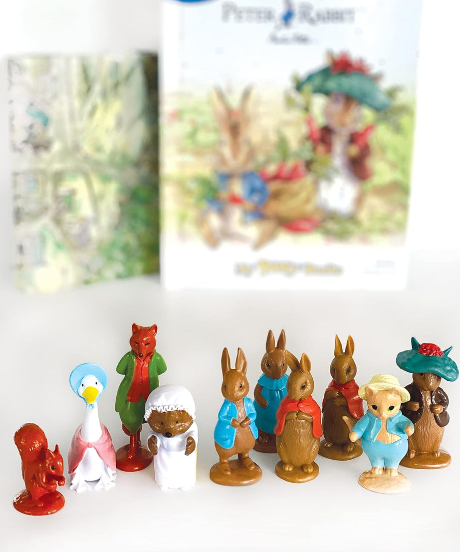 Phidal - Rabbit Peter Figurine Toy English Activity and Story Book