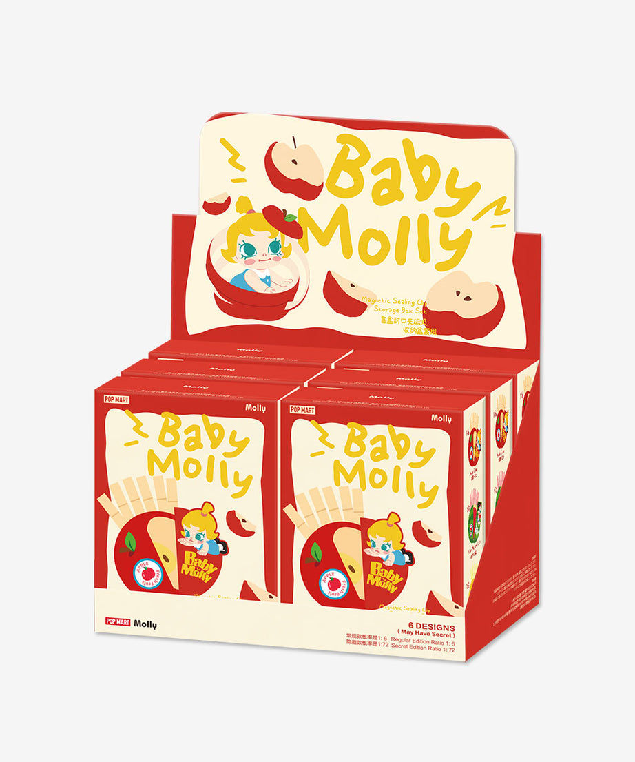 Pop Mart - Original Baby Molly Fruity Aroma Series Magnetic Lock Storage Blind Box Set