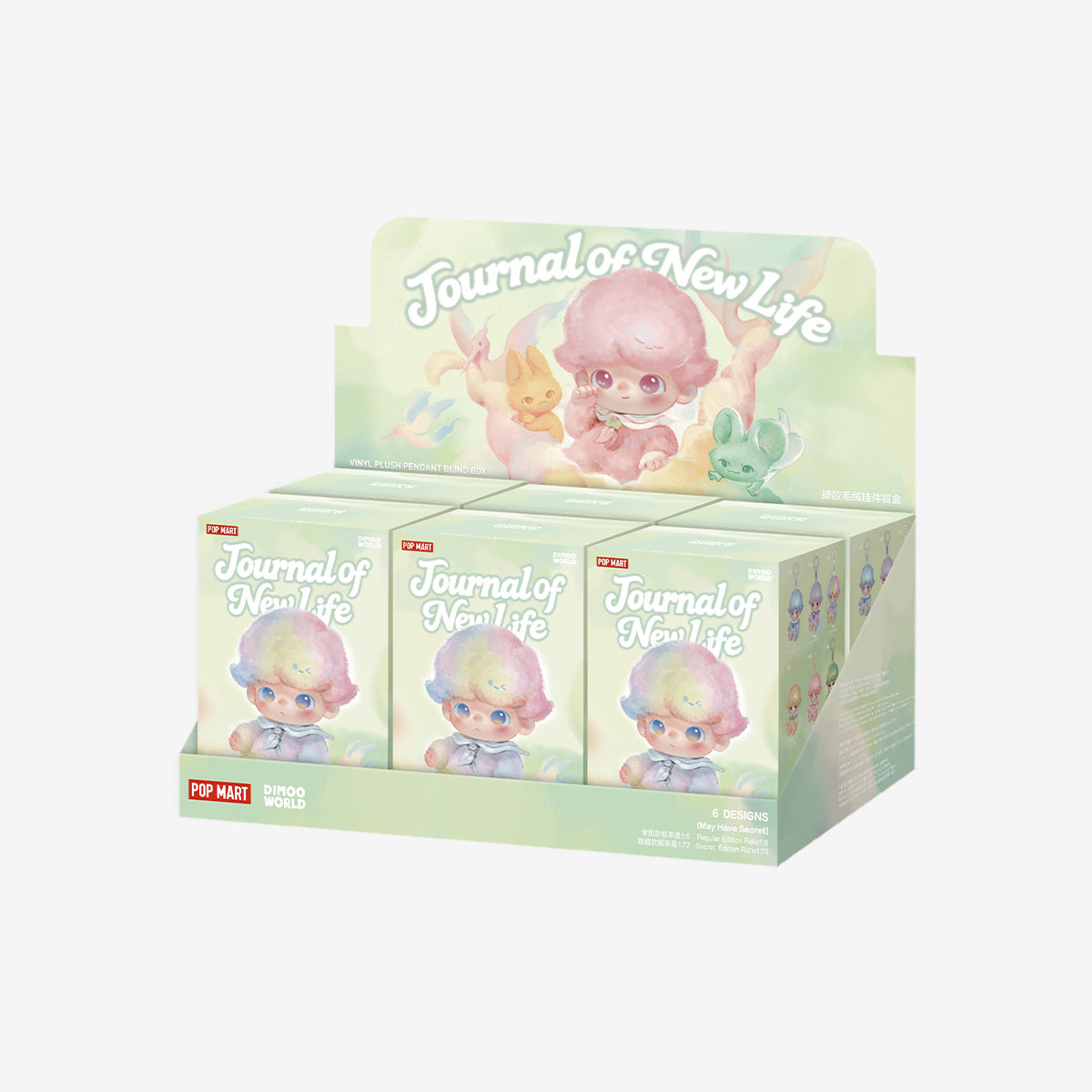 Pop Mart - Original DIMOO Journal of New Life Series Vinyl Plush Doll Surprise Blind Box