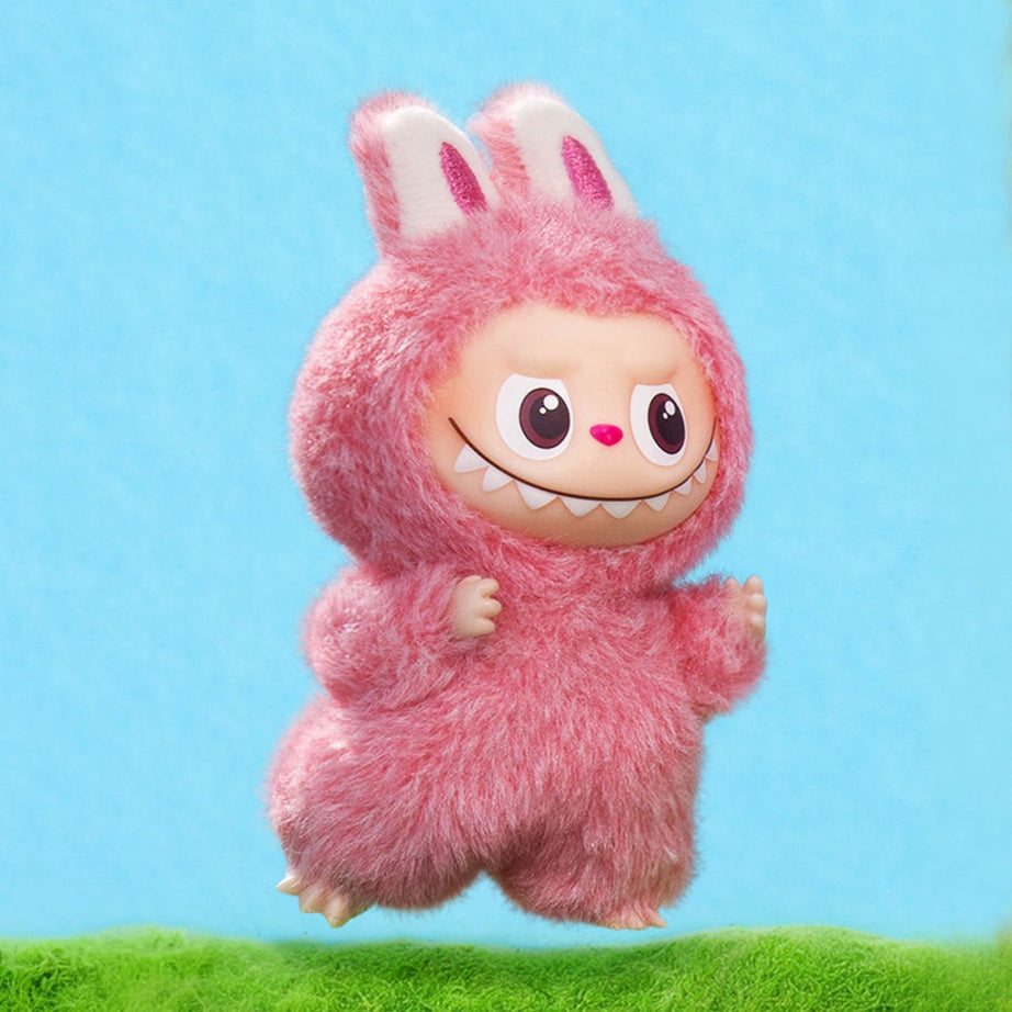 Pop Mart - Original The Monsters Pin For Love Plush Keychain A-M