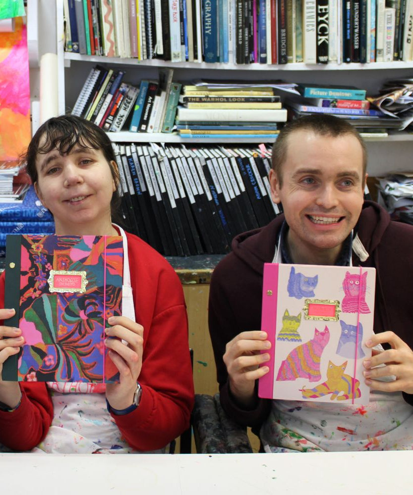 Portico Designs - Arthouse Unlimited Miaow A5 Sert Kapaklı Günlük