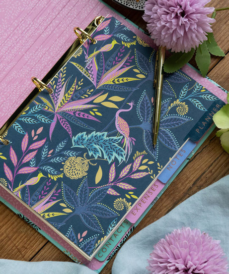 Portico Designs - Sara Miller: Ostrich and Palm Trees Organizer Planner